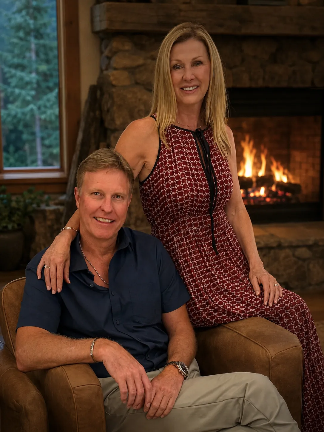 Bruce and Joanne, founders of RĒMĒMBĒR, at home in Ashland, Oregon